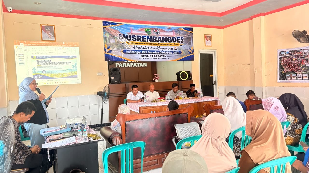 Berita Pemerintah Desa Parapatan Laksanakan Musrenbang dan Penetapan RKP Desa Tahun Anggaran 2027 - Desa Parapatan Sumberjaya